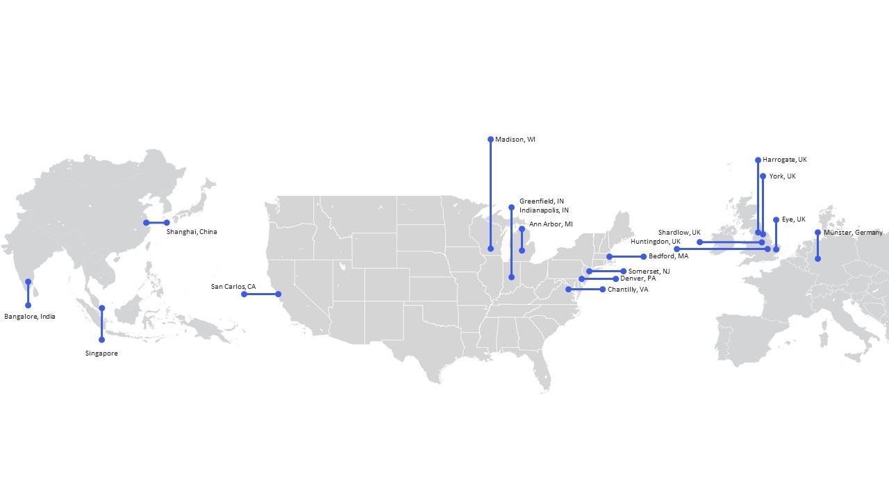 Map of Locations